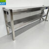 RVS Dubbele Warmtebrug Warmhoudbrug Verwarmde etagère Premium-line 180 cm Horeca - Afbeelding 3