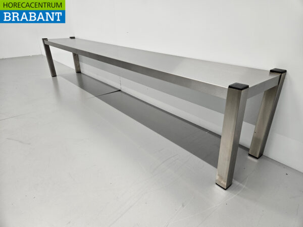 RVS HCB Etagère Brug Premium-line 200 cm Horeca - Afbeelding 2