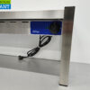 RVS Warmtebrug Warmhoudbrug Verwarmde etagere 160 cm Horeca - Afbeelding 5