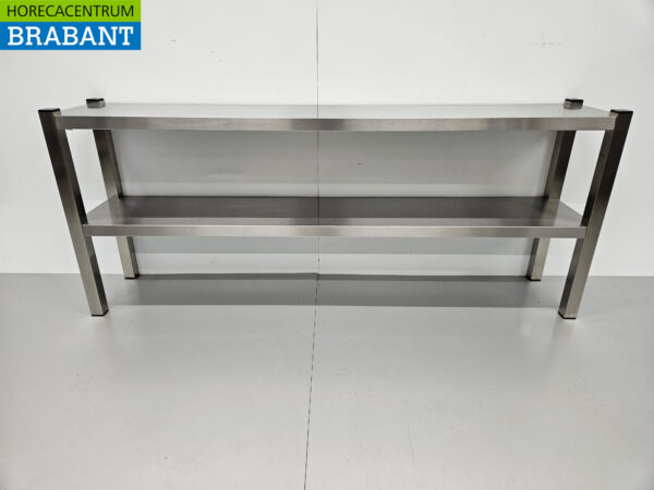 RVS HCB Dubbele Etagère Brug Premium-line 160 cm Horeca