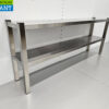 RVS HCB Dubbele Etagère Brug Premium-line 160 cm Horeca - Afbeelding 3