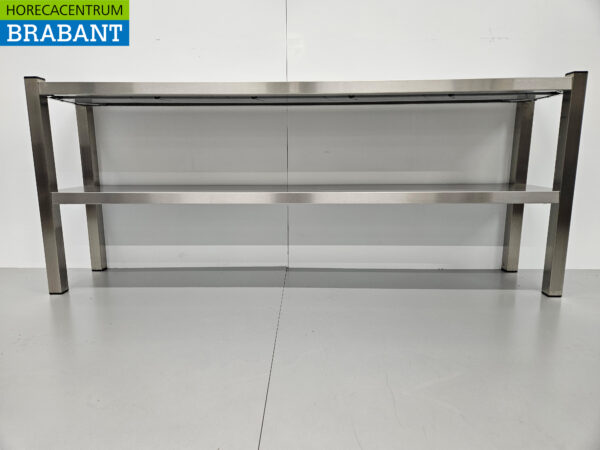 RVS HCB Dubbele Etagère Brug Premium-line 160 cm Horeca - Afbeelding 5