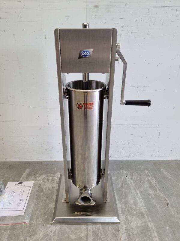 RVS Verticale vulbus stopbus worstvuller 7 liter Horeca Slagerij