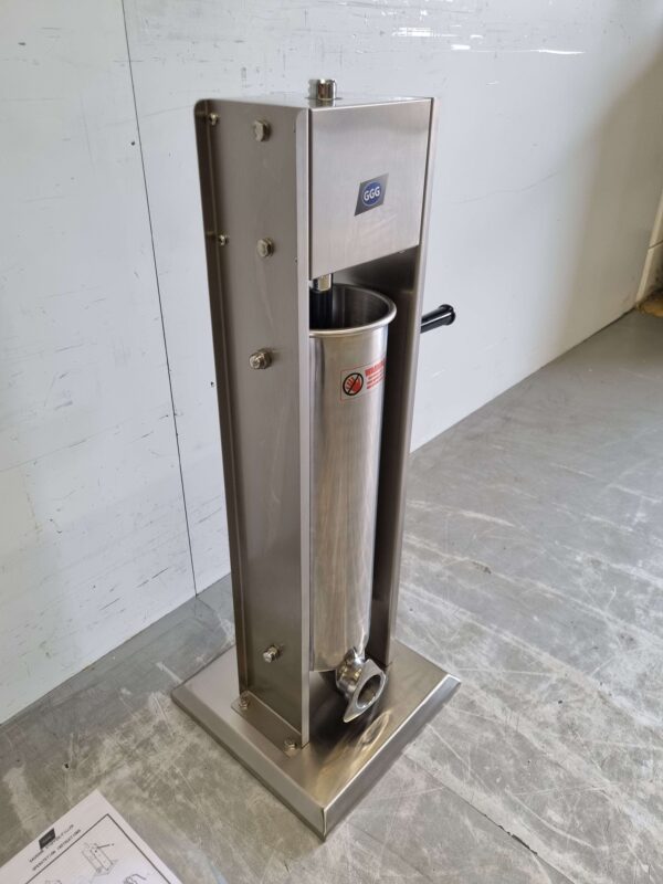 RVS Verticale vulbus stopbus worstvuller 7 liter Horeca Slagerij - Afbeelding 3