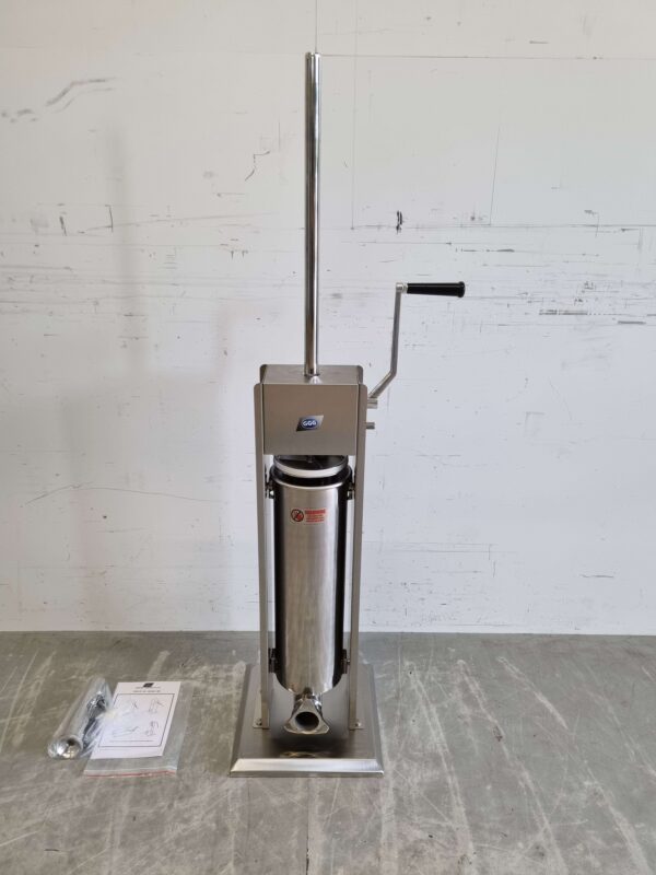 RVS Verticale vulbus stopbus worstvuller 7 liter Horeca Slagerij - Afbeelding 4
