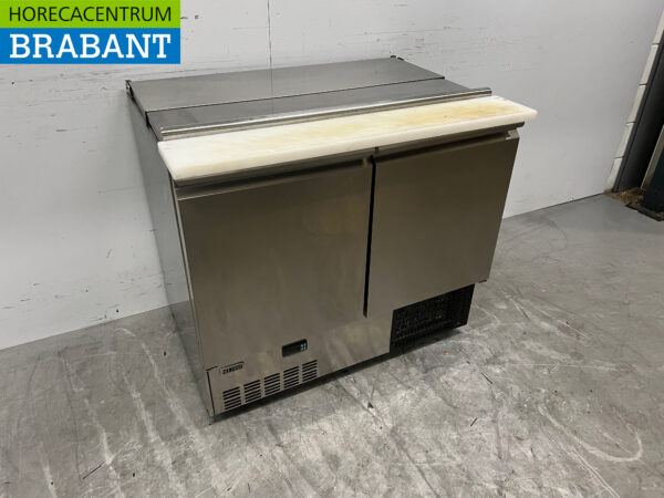 RVS Zanussi Saladette Koelwerkbank 95,5 cm 230V Horeca - Afbeelding 3