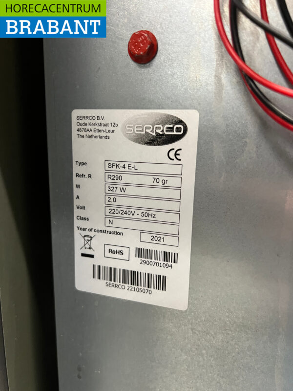 Serrco Fustenkoeler Fustenkoeling 88 cm 230V Horeca - Afbeelding 5