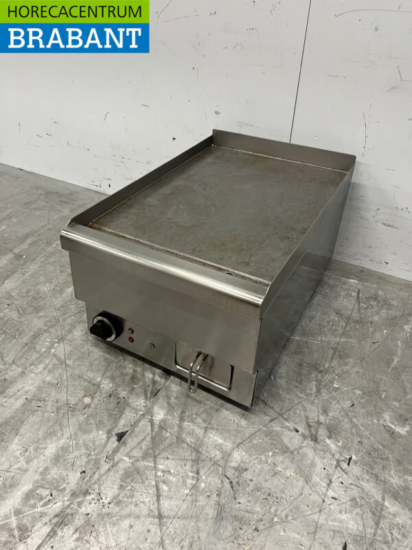 RVS Mareno Bakplaat Grill Glad 400V Horeca - Afbeelding 2
