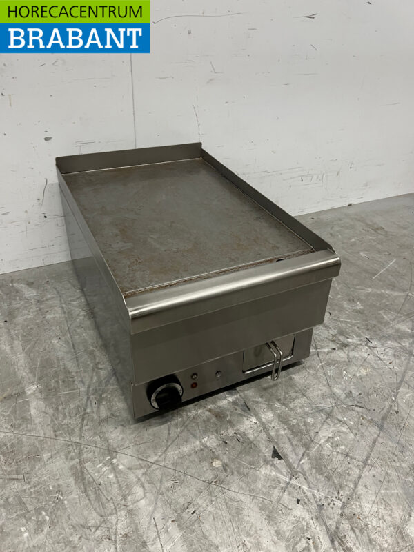 RVS Mareno Bakplaat Grill Glad 400V Horeca - Afbeelding 3