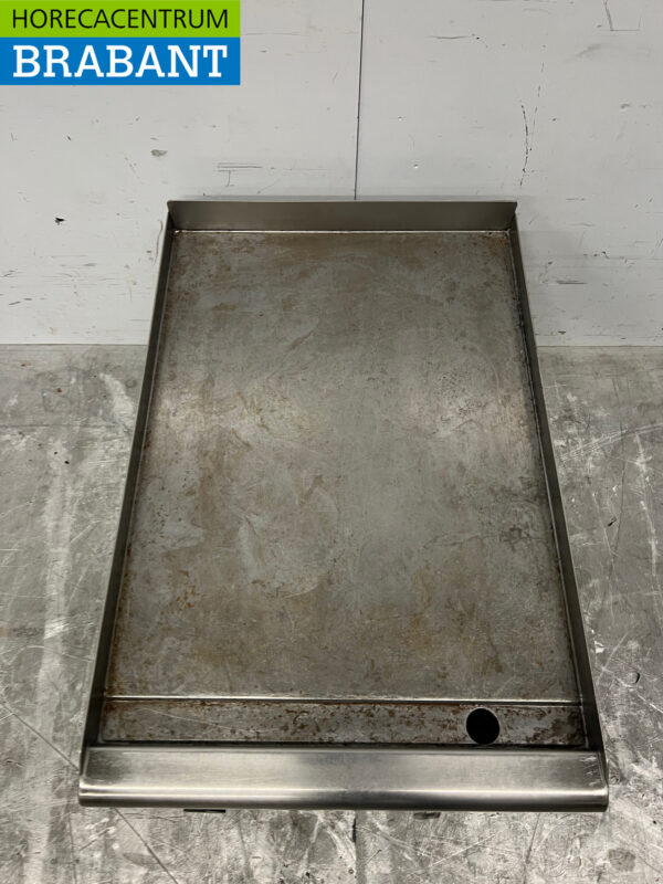RVS Mareno Bakplaat Grill Glad 400V Horeca - Afbeelding 4