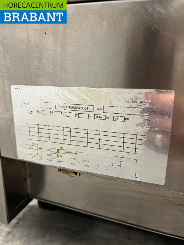 RVS Mareno Bakplaat Grill Glad 400V Horeca - Afbeelding 5