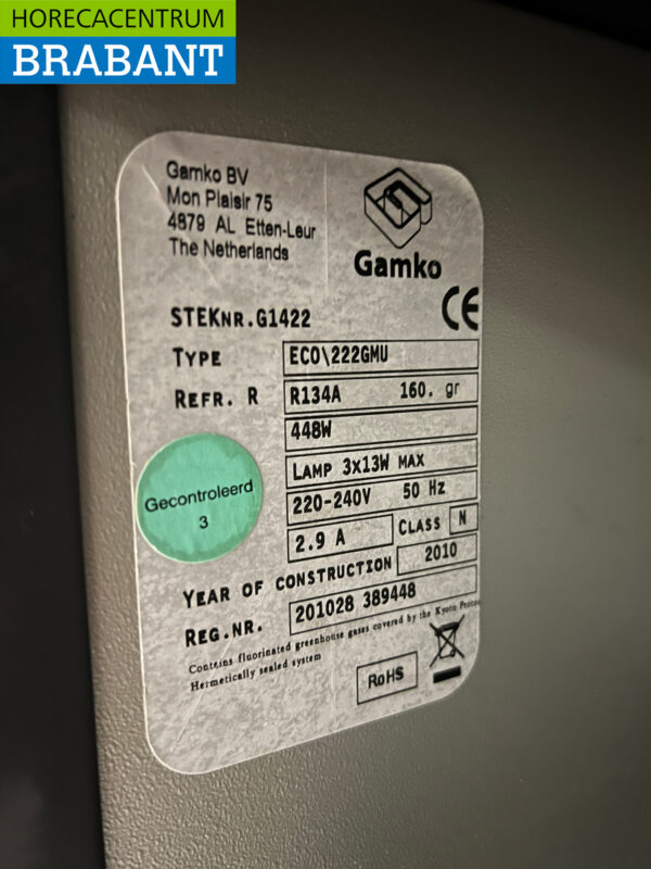 Gamko Barkoeling Barkoeler 3 klapdeuren 200.5 cm 230V - Afbeelding 5