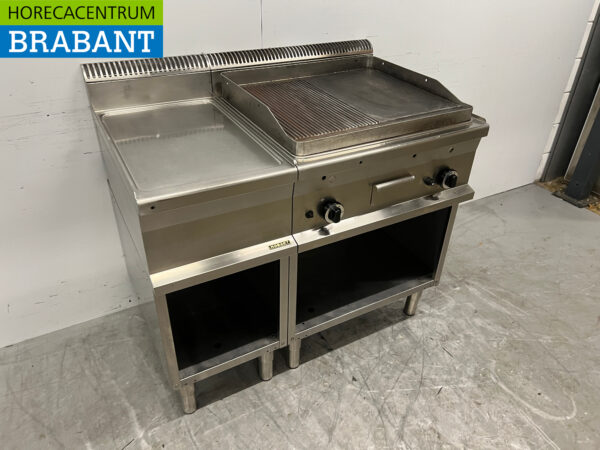 RVS Hobart Bakplaat met werkunit 110 cm GAS Horeca - Afbeelding 3
