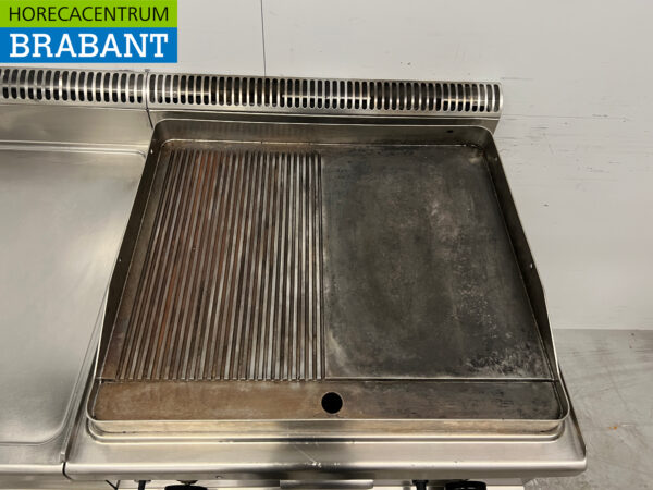RVS Hobart Bakplaat met werkunit 110 cm GAS Horeca - Afbeelding 4