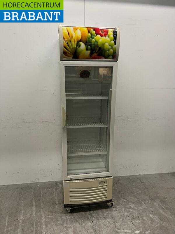 Glasdeurkoeling 250 liter 230V Horeca