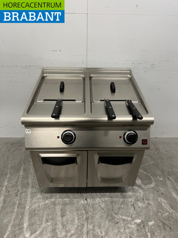 RVS Modular Dubbele friteuse 2 x 17 liter 33 kW 400V Horeca