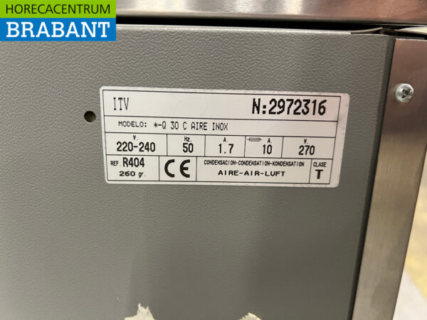 RVS ITV Quasar ijsblokjesmachine ijsklontjesmachine 31 kg p/d 230V Horeca - Afbeelding 5