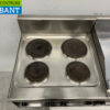 RVS Lotus Baklijn 4 pits, Bakplaat en dubbele friteuse 2 x 10 liter 212 cm 400V Horeca - Afbeelding 4