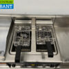 RVS Lotus Baklijn 4 pits, Bakplaat en dubbele friteuse 2 x 10 liter 212 cm 400V Horeca - Afbeelding 6