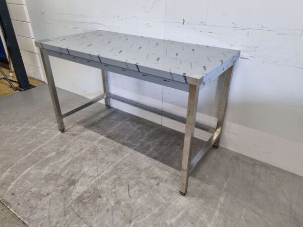 RVS Werktafel Tafel Premium-line 140 x 70 x 85 cm Horeca - Afbeelding 2