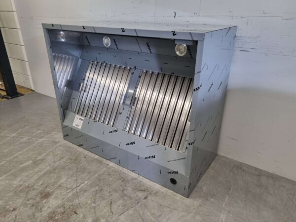 RVS Afzuigkap Dampkap Premium-line motor 1500 kuub box doos model 120 cm 230V Horeca - Afbeelding 2
