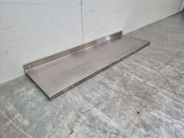 RVS Wandschap schap 97 x 30 cm Horeca - Afbeelding 2