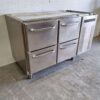 RVS Gram Koelwerkbank 4 laden 129 cm 230V Horeca - Afbeelding 2