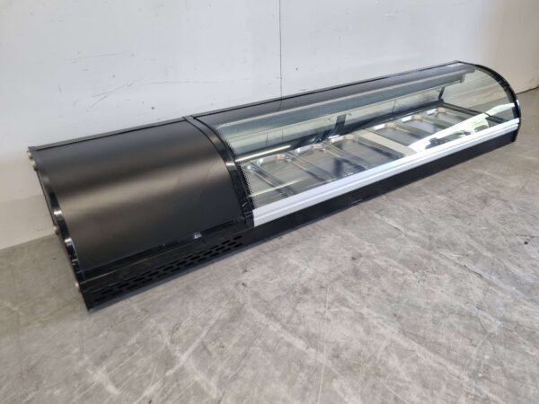 Saro Sushivitrine Opzet koelvitrine 7 x 1/3 GN 180 cm 230V Horeca - Afbeelding 2