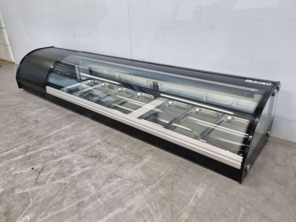 Saro Sushivitrine Opzet koelvitrine 7 x 1/3 GN 180 cm 230V Horeca - Afbeelding 3