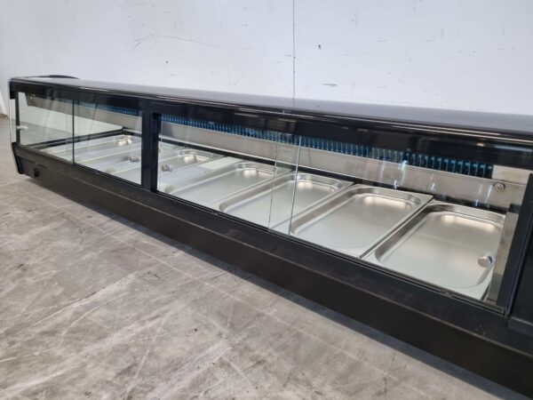 Saro Sushivitrine Opzet koelvitrine 7 x 1/3 GN 180 cm 230V Horeca - Afbeelding 6