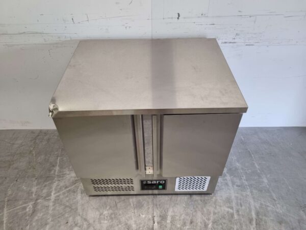 RVS Saro Koelwerkbank Saladette 2 deuren 90 cm 230V Horeca - Afbeelding 4