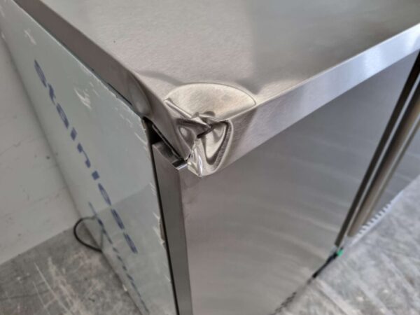 RVS Saro Koelwerkbank Saladette 2 deuren 90 cm 230V Horeca - Afbeelding 6
