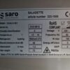 RVS Saro Koelwerkbank Saladette 2 deuren 90 cm 230V Horeca - Afbeelding 7