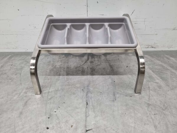 RVS Bestekbak standaard bestekbakhouder met bestekbak 54 cm Horeca
