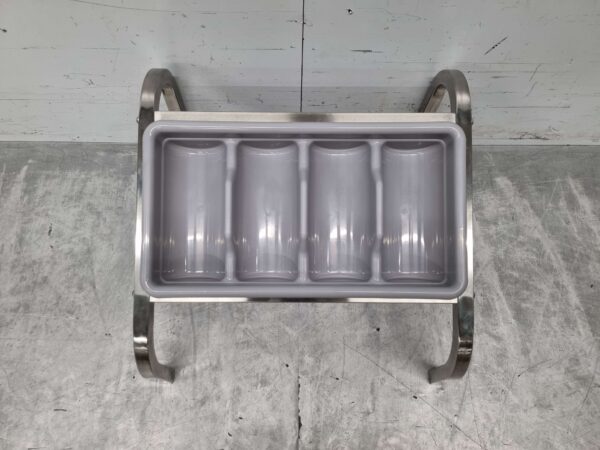 RVS Bestekbak standaard bestekbakhouder met bestekbak 54 cm Horeca - Afbeelding 4