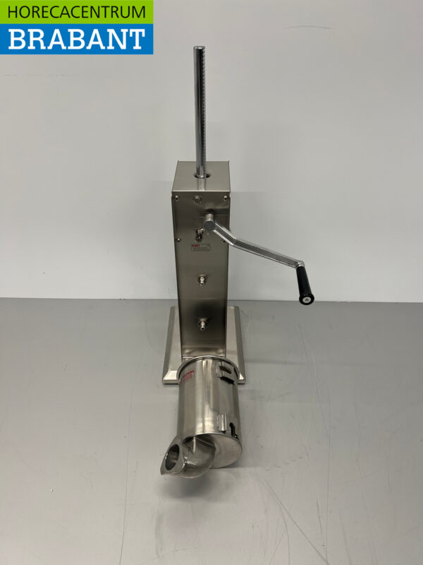 RVS Verticale vulbus stopbus worstvuller 3 liter Horeca Slagerij - Afbeelding 4