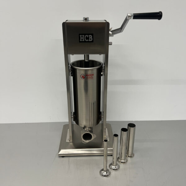 RVS Verticale vulbus stopbus worstvuller 5 liter Horeca Slagerij