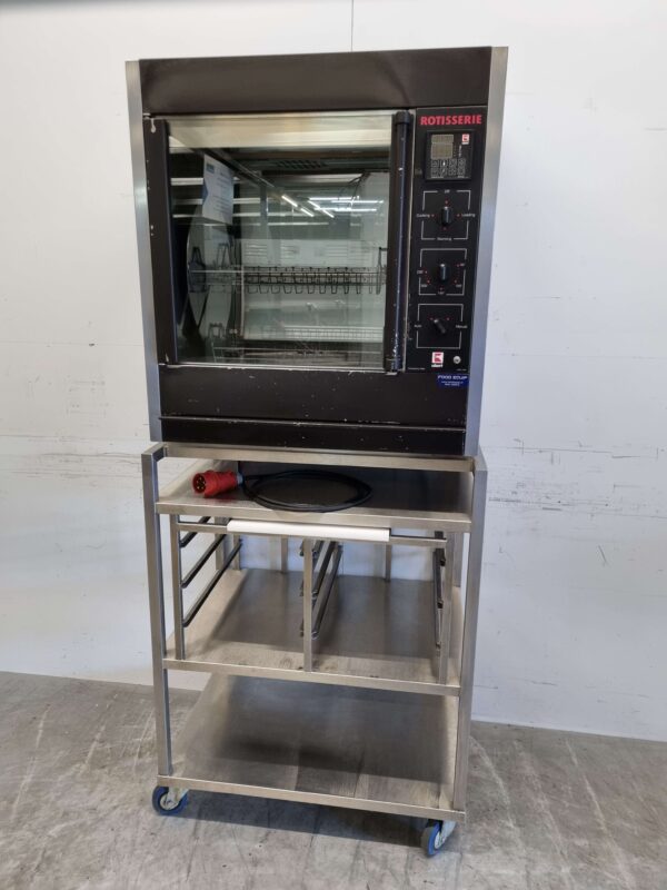RVS Ubert RT-303 Kippengrill Grill 3 mandjes 400V Horeca
