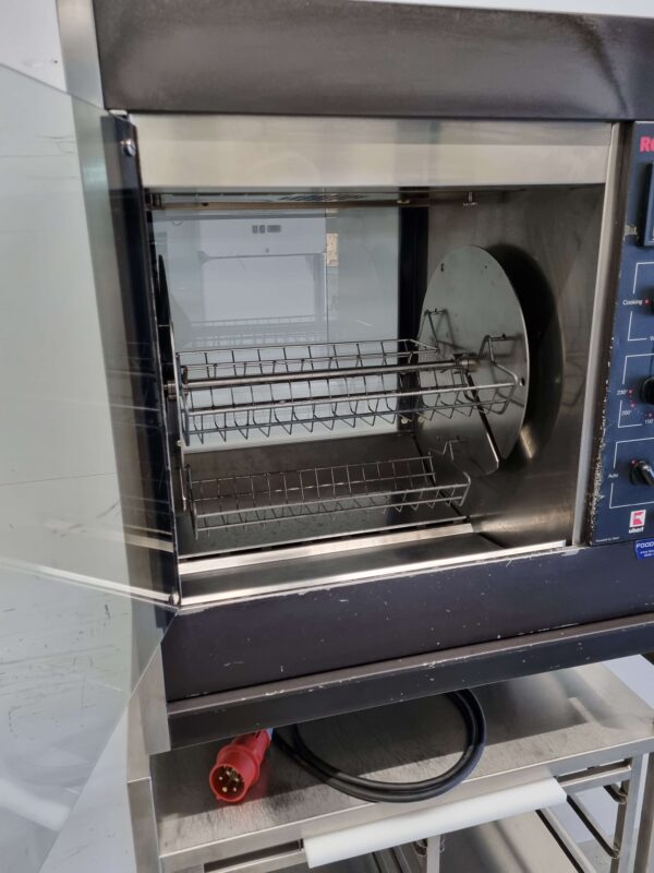 RVS Ubert RT-303 Kippengrill Grill 3 mandjes 400V Horeca - Afbeelding 4