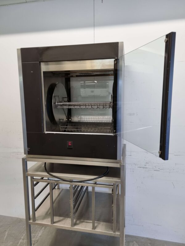 RVS Ubert RT-303 Kippengrill Grill 3 mandjes 400V Horeca - Afbeelding 6