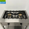 HCB RVS Pannenkoekenfornuis 2 branders 2 x 8 kW 90 cm GAS Horeca - Afbeelding 4