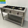 HCB RVS Pannenkoekenfornuis 3 branders 3 x 8 kW 129 cm GAS Horeca - Afbeelding 2