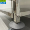 RVS Serveerwagen Dienwagen 3 lagen 95 cm Horeca - Afbeelding 6