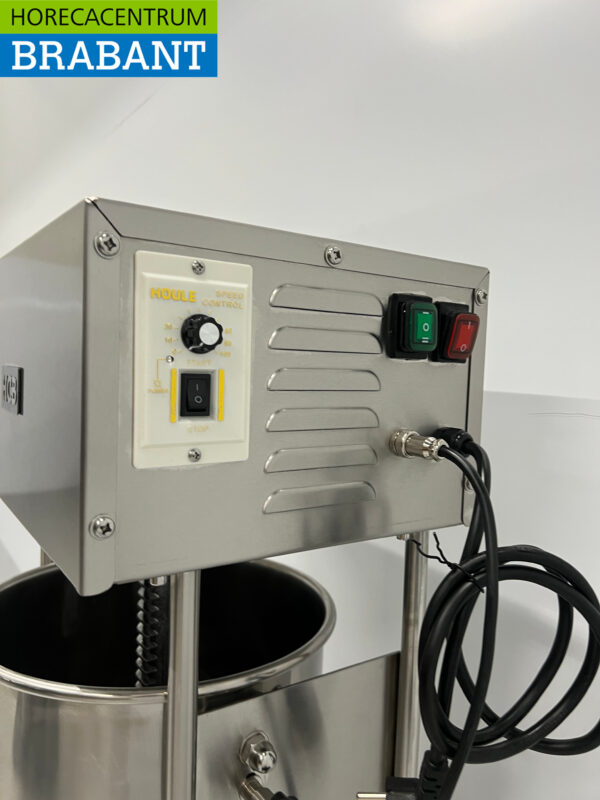 RVS HCB Elektrische vulbus stopbus worstvuller 25 liter 230V Slagerij - Afbeelding 4