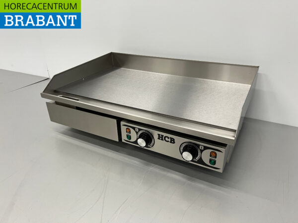 RVS Gladde Grillplaat Bakplaat 73 cm 2 x 230V Horeca - Afbeelding 3