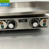 RVS Gladde Grillplaat Bakplaat 73 cm 2 x 230V Horeca - Afbeelding 4