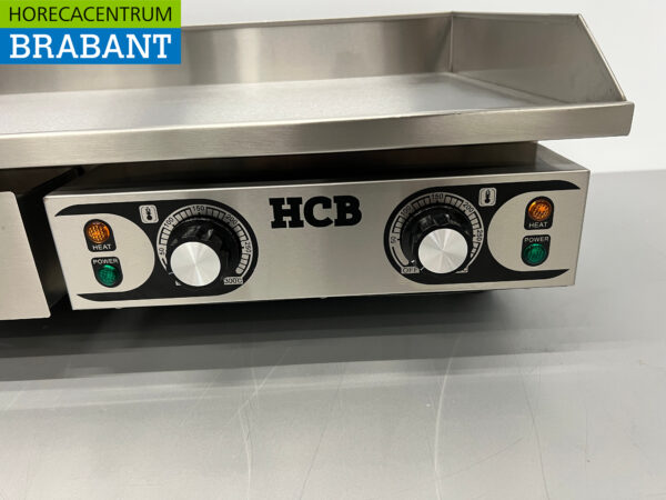 RVS Gladde Grillplaat Bakplaat 73 cm 2 x 230V Horeca - Afbeelding 4