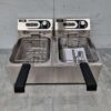 RVS Dubbele Friteuse Frituur 2 x 6 liter 230V Horeca - Afbeelding 4