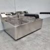 RVS Dubbele Friteuse Frituur 2 x 6 liter 230V Horeca - Afbeelding 5