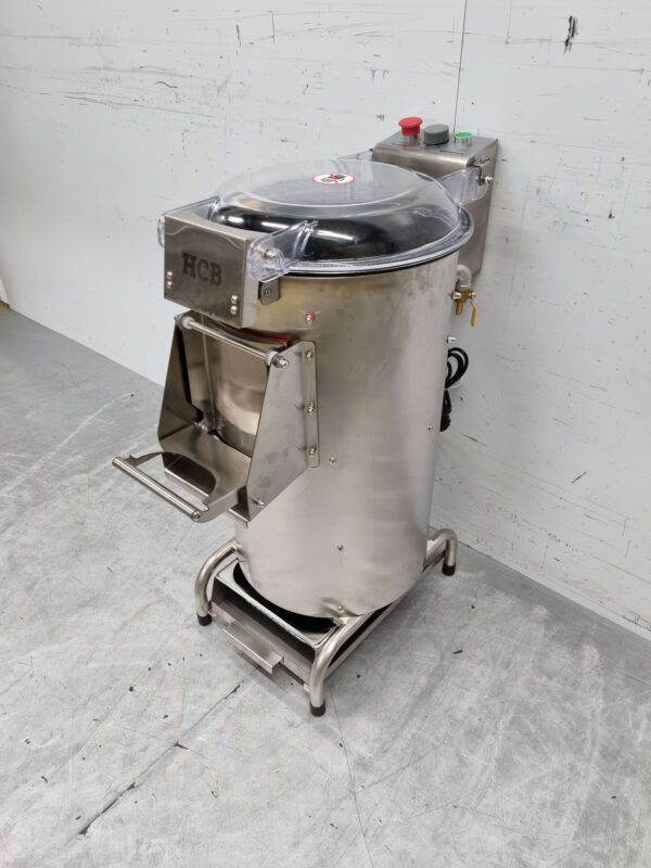 RVS Aardappelschrapmachine Schrapmachine 10 kg 230V Horeca - Afbeelding 2